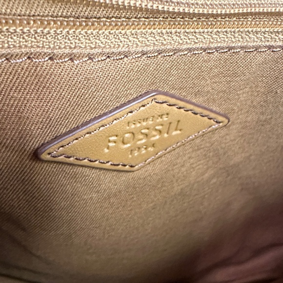 Fossil Women's Mini Dawson Floral Canvas Crossbody Bag - Picture 6 of 8